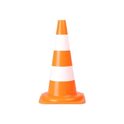 Giao thông màu cam Cones xây dựng nhỏ