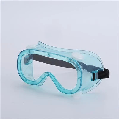 Kính bảo hộ khung PVC trong suốt chống thấm hóa chất gián tiếp có van thông gió
